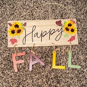 Colorful Fall Wall Hanging Decor